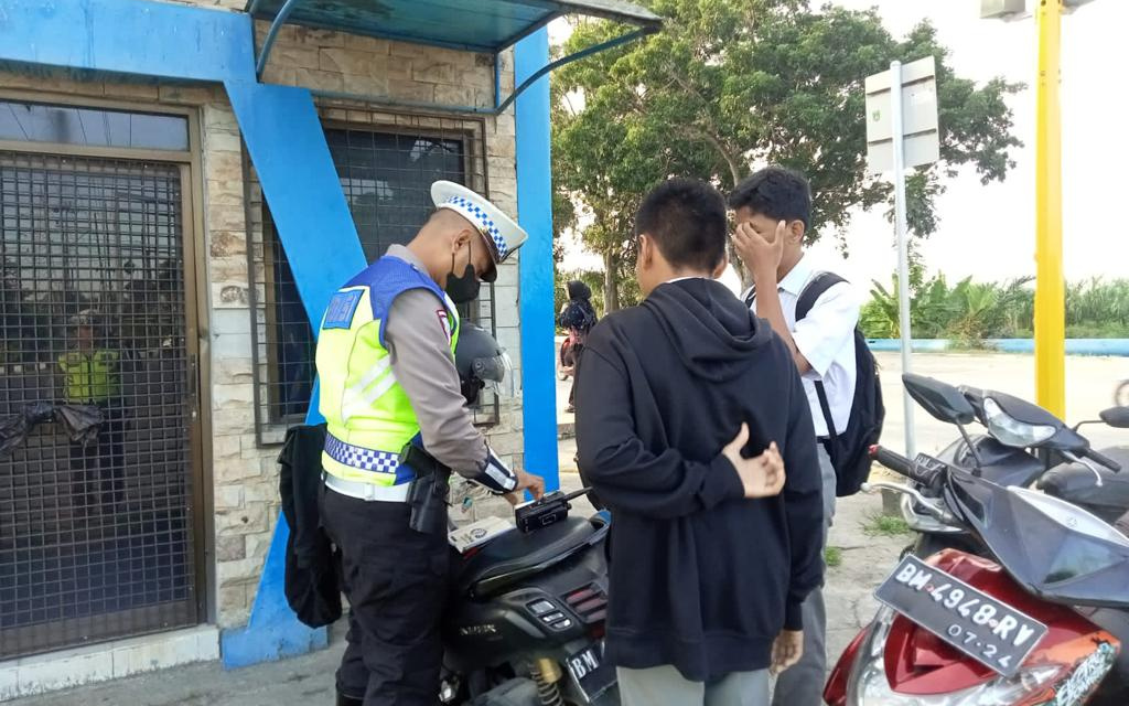 Satlantas Polres Dumai Kembali Berlakukan Tilang Manual