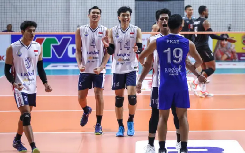 Dramatis, Timnas Voli Putra Indonesia Bungkam Thailand di SEA V League Putaran Pertama