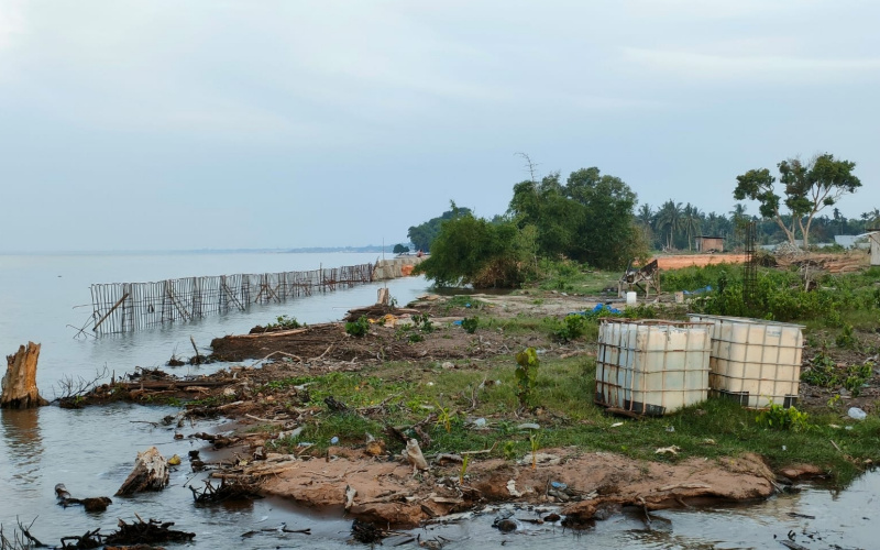 Diduga Proyek Pembangunan Tanggul Tak Miliki Ijin KBLI