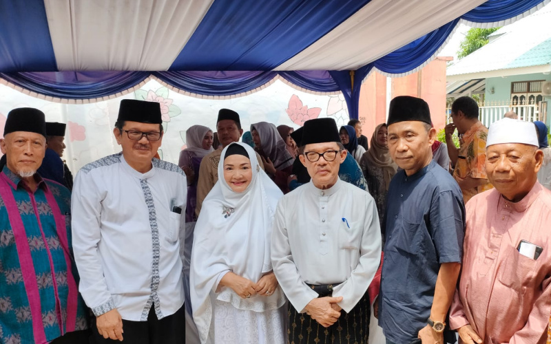 Masyarakat dan Pendukung Antusias Syukuran Kepulangan Zul As, Dipadu Akikah Cucu