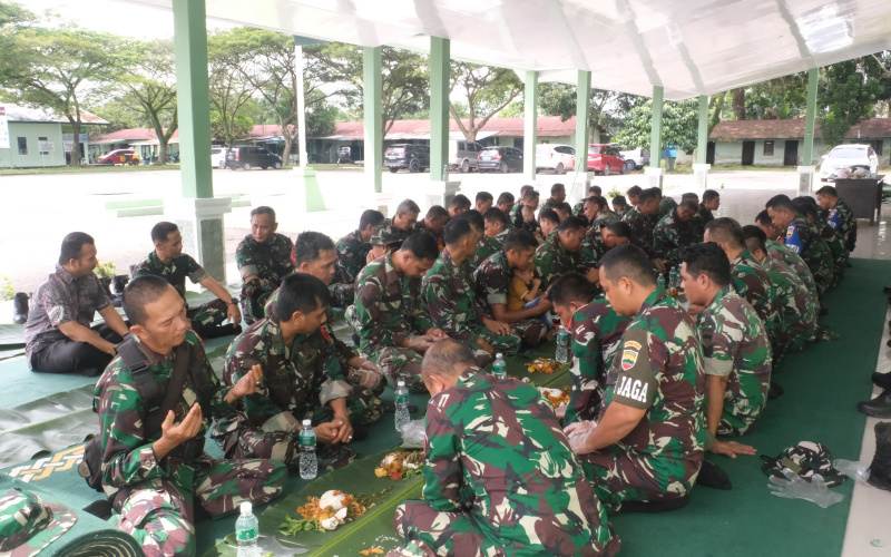 Kodim 0320/Dumai Gelar Acara Makan Bersama