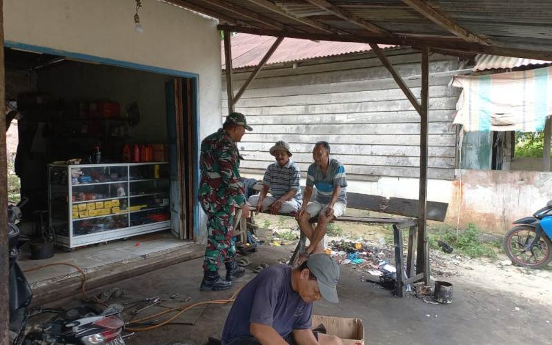 Tim Patroli SKK Migas Koramil 02/BK Laksanakan Giat Bimbingan Teritori