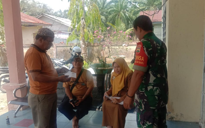 Komunikasi Sosial, Babinsa Koramil 03/BB Kunjungan ke Kantor Lurah