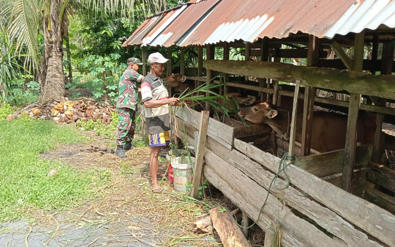 Babinsa Koramil 01 Dumai Aktif Lakukan Giat Sosialisasi di Keluruhan Bumi Ayu
