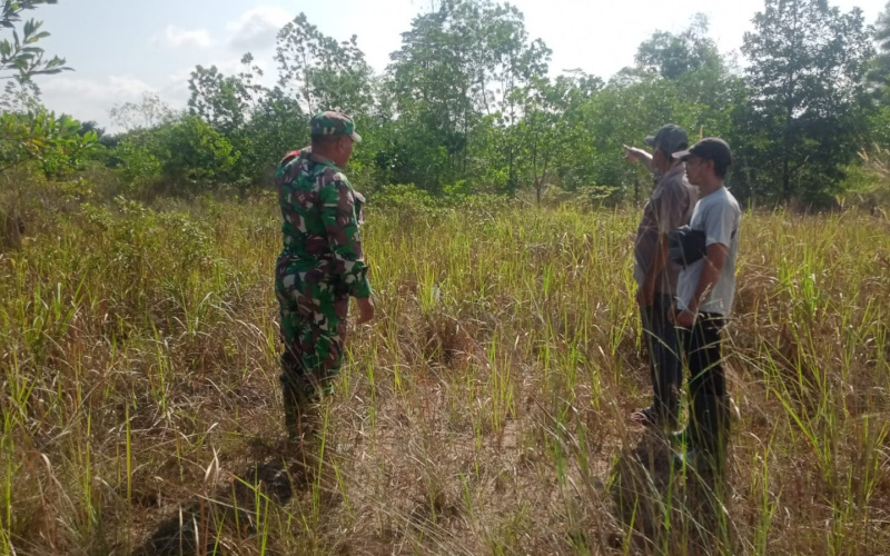 Babinsa Ramil 02/BK Giat Patroli dan Sosialisasi