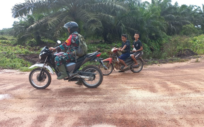 Serka Aslim Lubis Laksanakan Patroli Secara Rutin