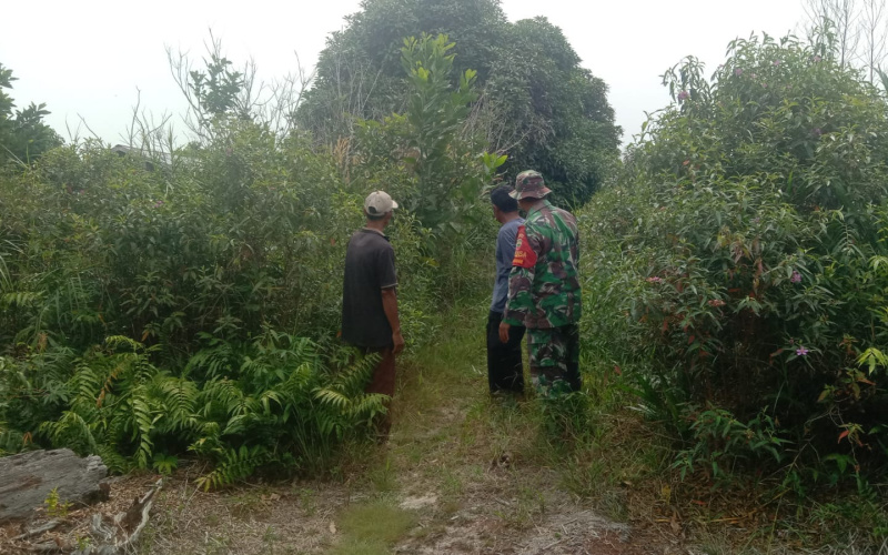 Koramil 02 BK Ingatkan Warga, Jangan Membuka Lahan dengan Cara Membakar