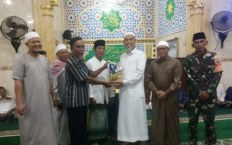 Babinsa Bukit Batrem Sertu Nono Hadiri Safari Subuh Wako Dumai