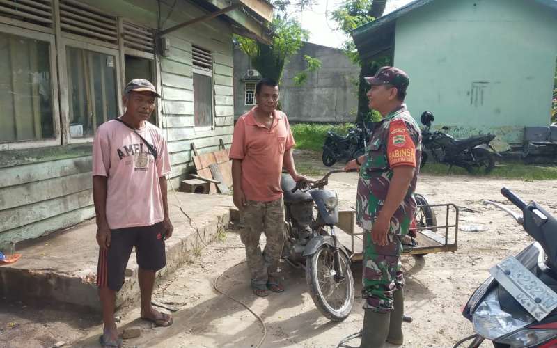 Jaga Infrastruktur Energi Nasional, Babinsa Koramil 02 BK Patroli