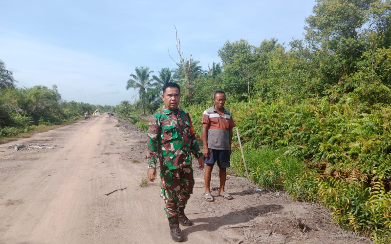 Panas Ekstrim, Koramil 01 Dumai Pastikan Hutan dan Lahan Aman