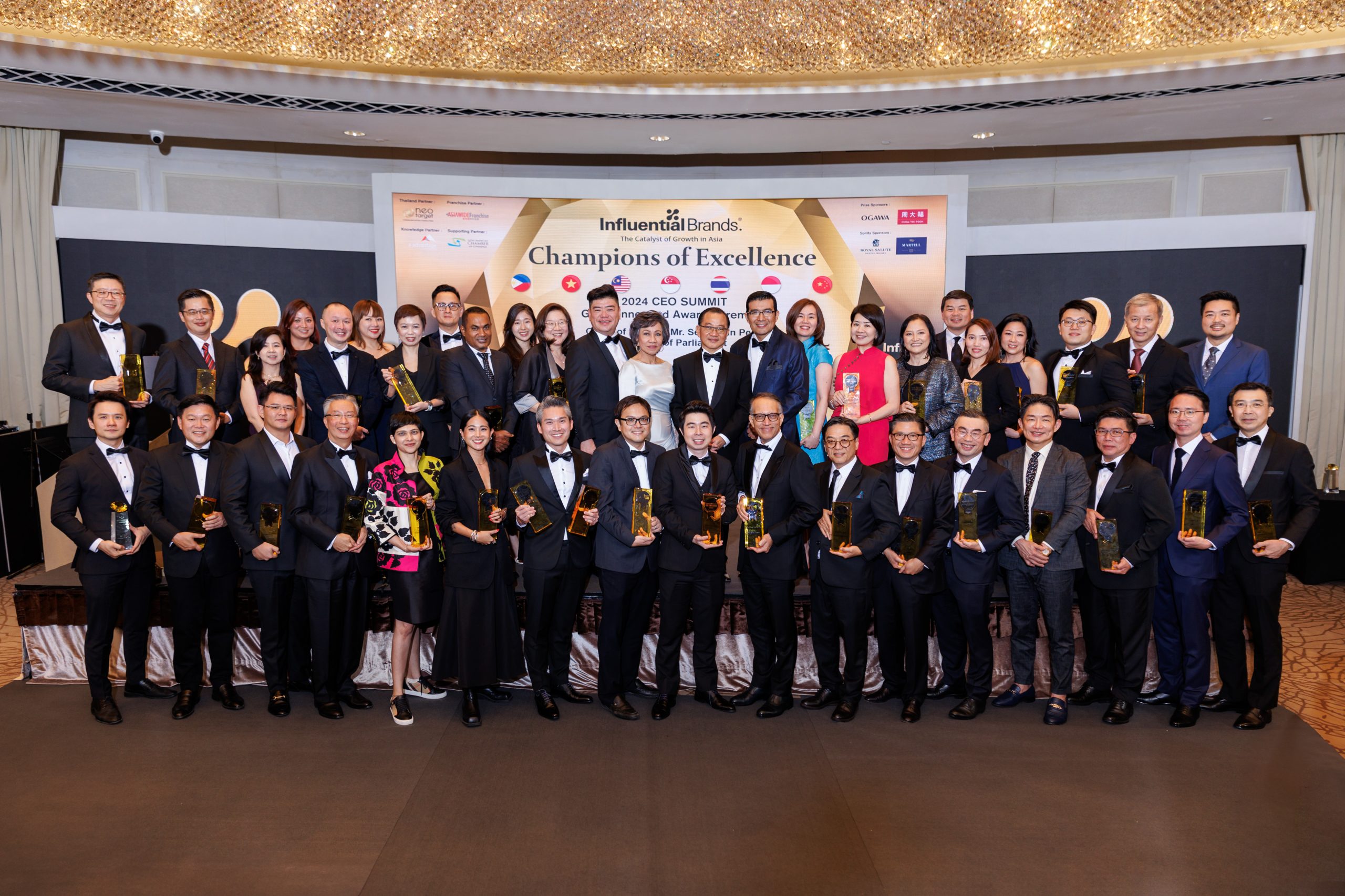 Influential Brands Celebrates Pioneers in Brand Leadership, Workplace Excellence, And Visionary Leadership at The Prestigious Awards Gala in Singapore And Thailand