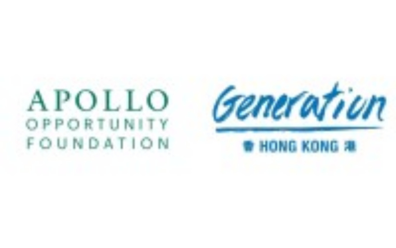 Generation Hong Kong Announces Grant from Apollo Opportunity Foundation to invest in career education, workforce development and economic empowerment