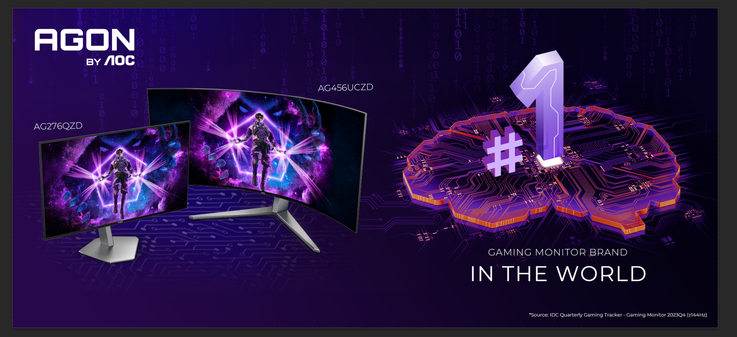 AGON by AOC Luncurkan Dua Monitor Gaming Oled Baru di Lini Produk AGON 6