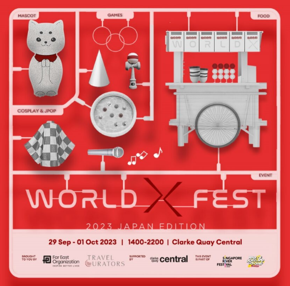 Travel Curators and Far East Organization Launch Inaugural World X Fest 2023 Japan Edition at Clarke Quay Central