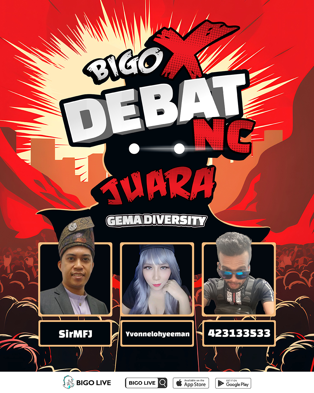 Bigo Live Gelar Kompetisi Debat Virtual Perdana di Malaysia