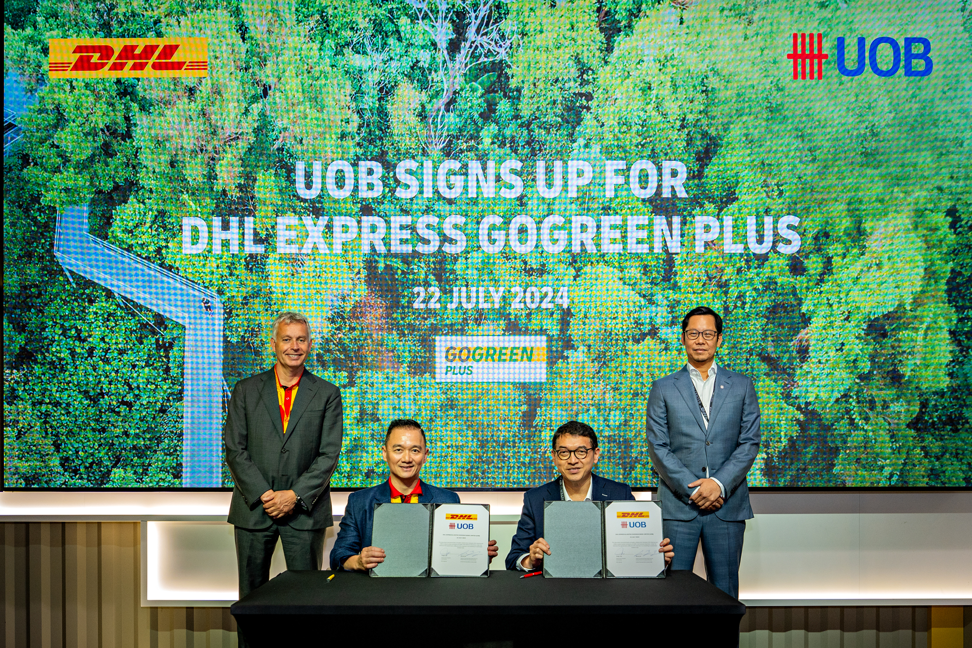 DHL Express and UOB partner to reduce carbon footprint of UOB's international shipments via sustainable aviation fuel