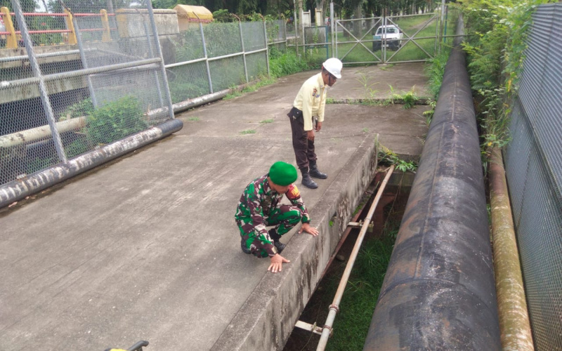 Jaga Aset Negara, Babinsa Bumi Ayu Lakukan Pembinaan