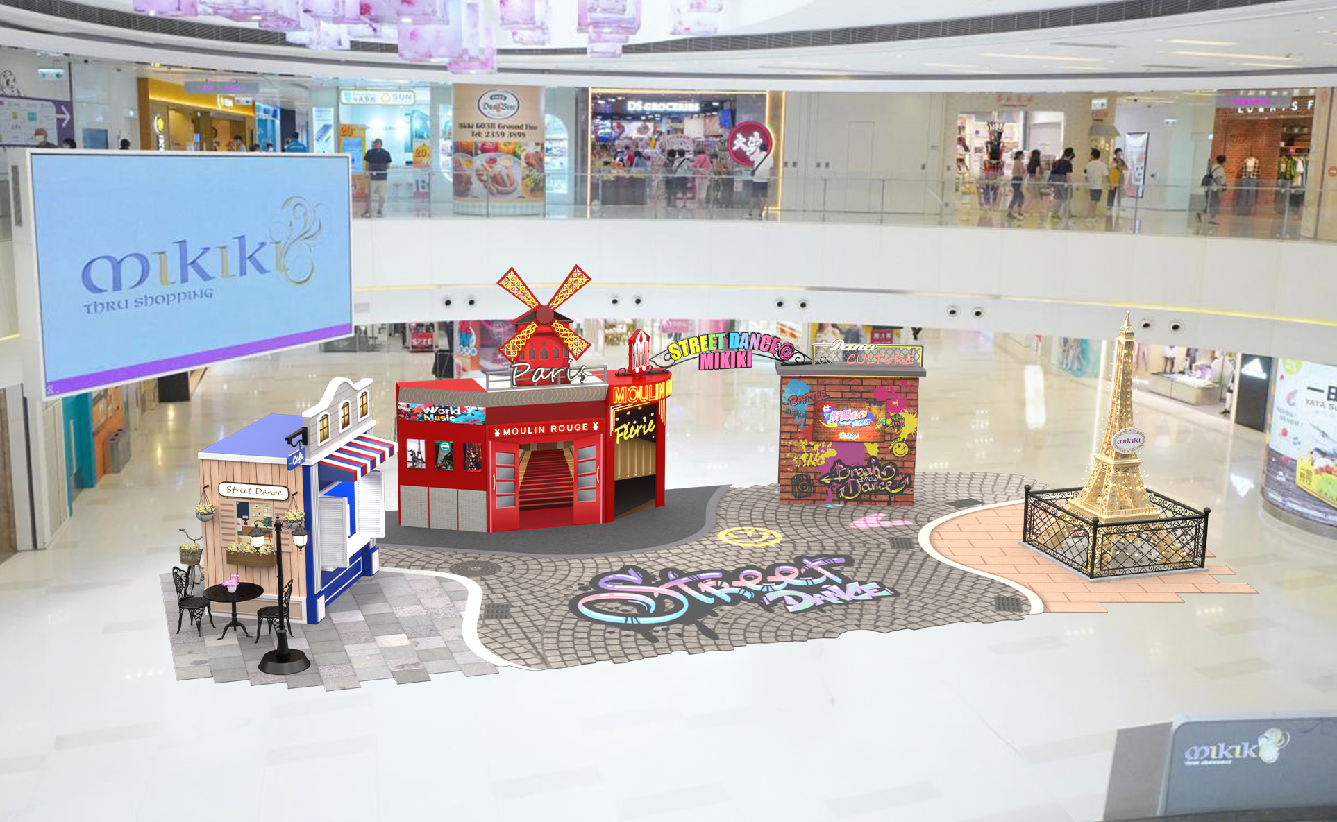 Street Dance@Mikiki - 5 Paris Landmark Immersive Check-in Positions + 3 Street Dance Interactive Experiences + Summer Offers