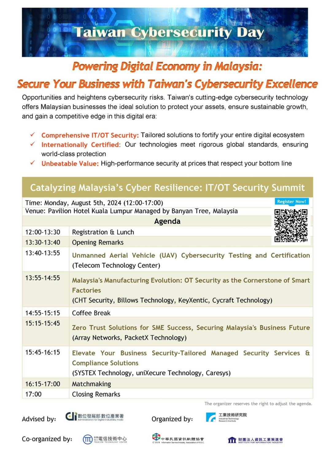 Taiwan’s Cybersecurity Experts Convene in Malaysia for Taiwan Cybersecurity Day, Sharing Success Stories