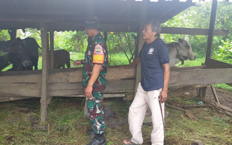 Koramil 03 Sei Sembilan Jalankan Program PMK, Ini Paparannya