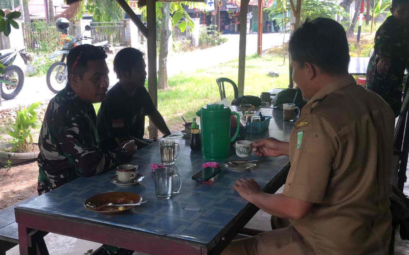 Koramil 03 Pererat Hubungan dengan Masyarakat di Wilayahnya