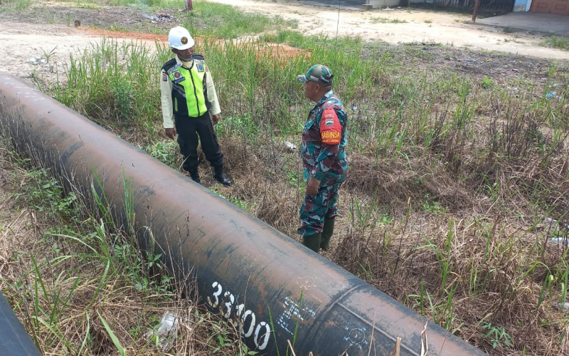 Babinsa Sertu Romi Sandra Perkuat Binter Jaga Aset Vital Negara