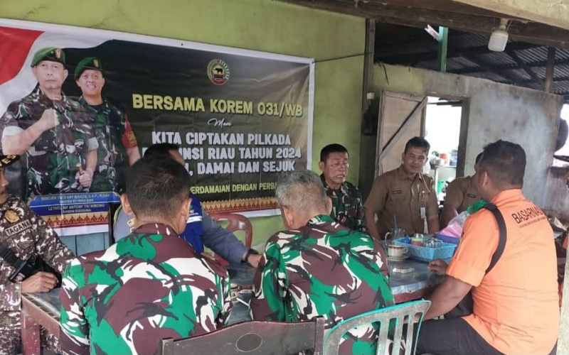 Berikut Upaya Koramil 03 Ciptakan Kondusifitas Selama Tahapan Pilkada