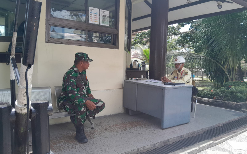 Koramil 01 Lakukan Patroli, Gandeng Sekurity Pertamina