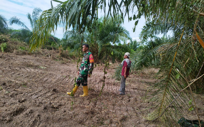 Koramil 03 Bincang Dengan Warga, Sosialisasi Cegah Karhutla