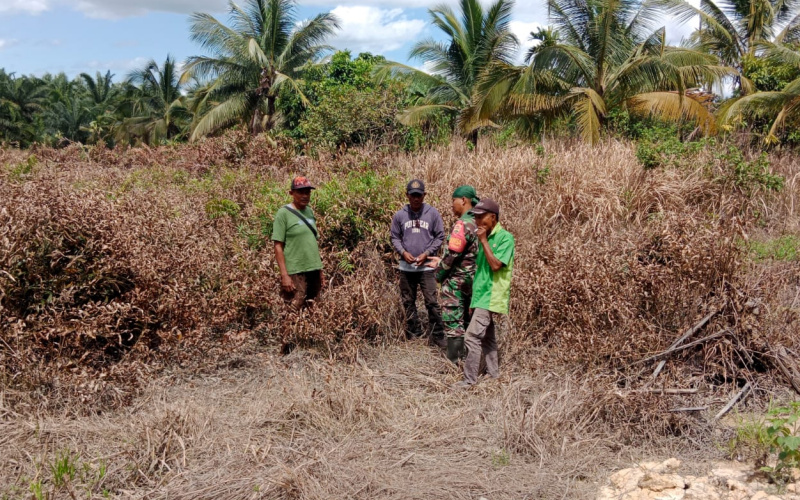 Koramil 03 Aktif Lakukan Pengamanan Terkait Karhutla