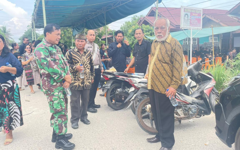 Koramil 02 Perlihatkan Empati dan Solidaritasnya Kepada Warga