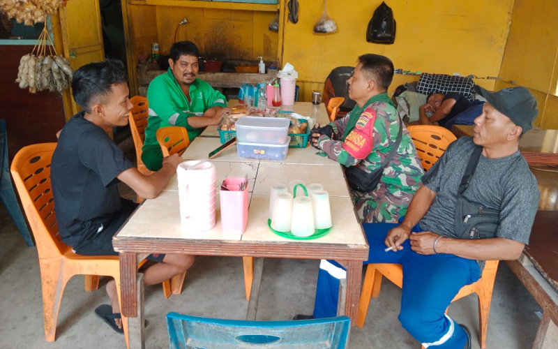 Koramil 03 Sei Sembilan Diskusi Bersama Tokoh Pemuda