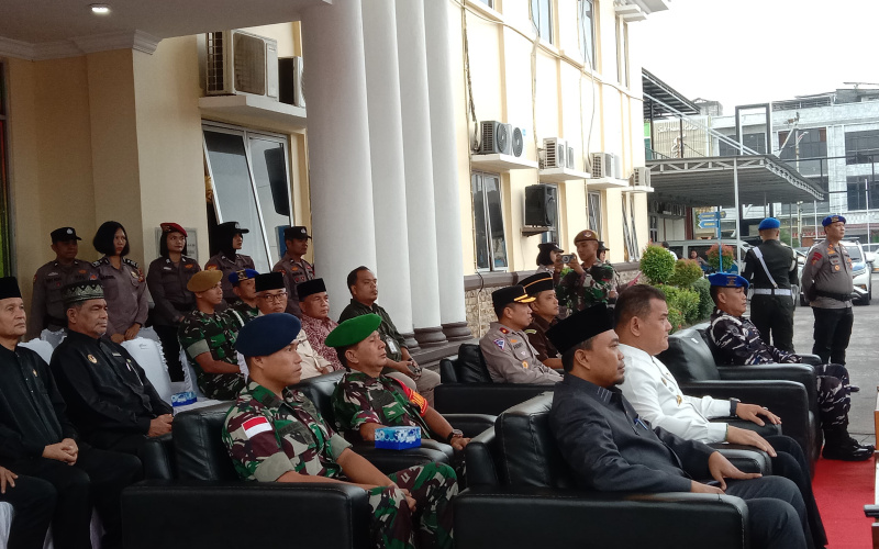 Kodim 0320 Dumai Turut Serta Ikuti Apel Pengamanan Pilkada 2024