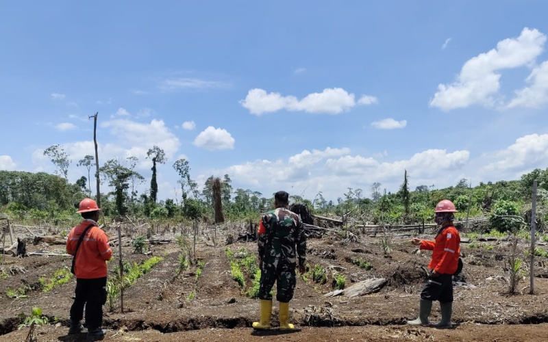 Koramil 03 Berikan Pemahaman Terkait Bahaya Karhutla