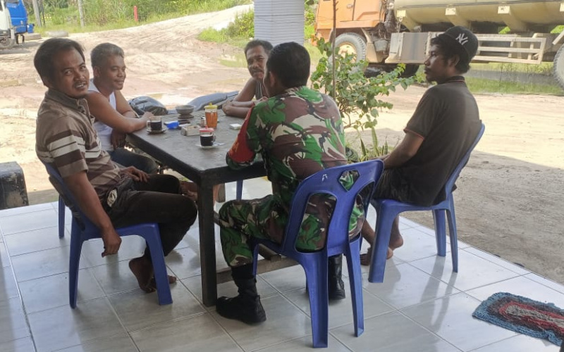 Koramil 02 Rutin Patroli Jaga Keamanan Wilayah