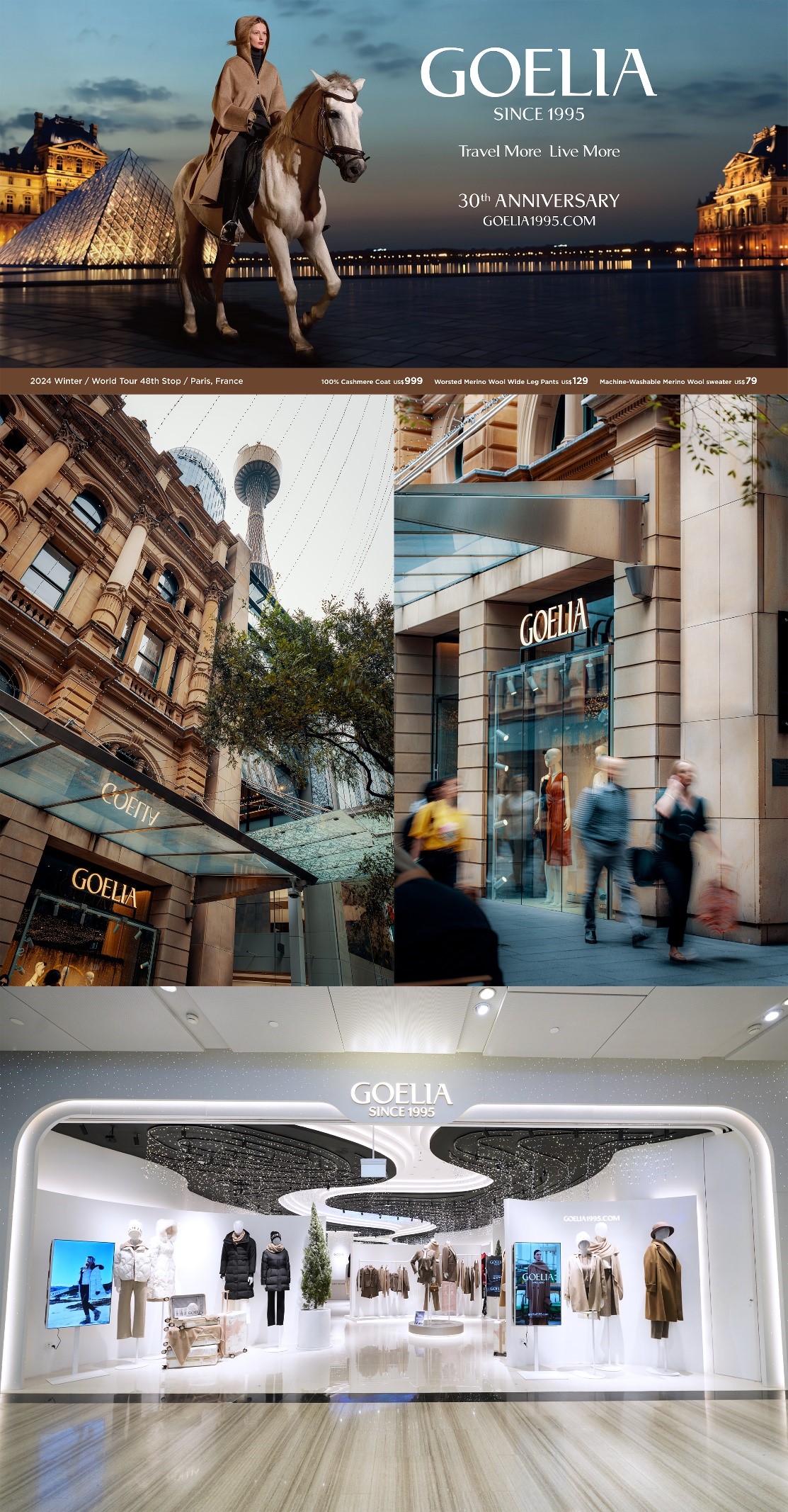 GOELIA Lanjutkan Ekspansi Internasionalnya dengan Membuka Sembilan Toko Baru Selama Golden Week