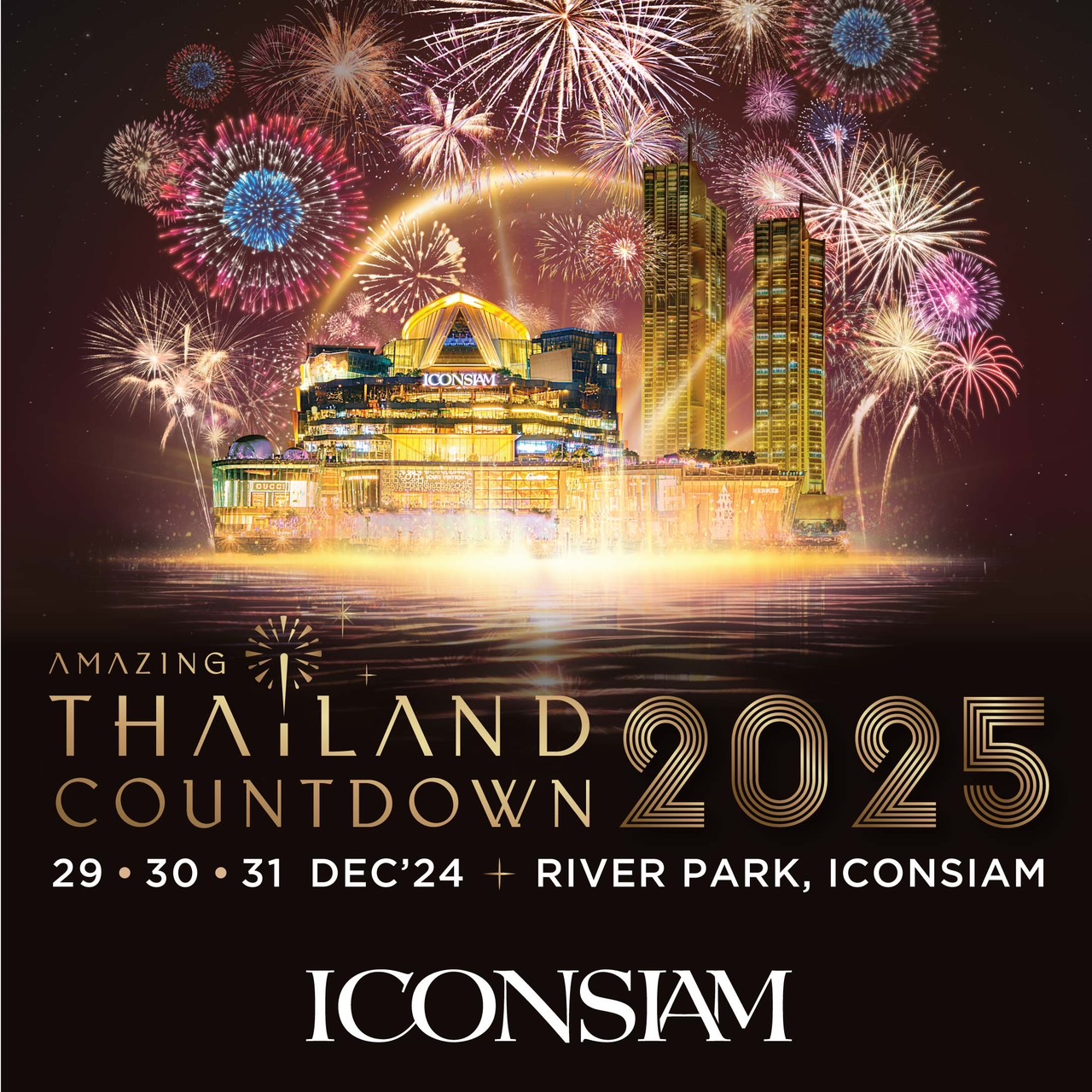 ICONSIAM Adakan Acara Amazing Thailand Countdown 2025