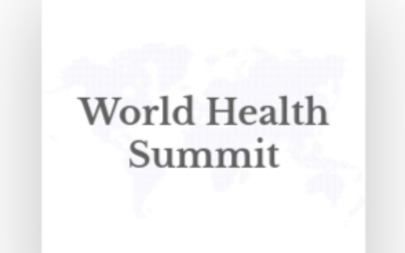 German Federal Chancellor Scholz, WHO Director-General Dr Tedros and Bill Gates at the World Health Summit 2024