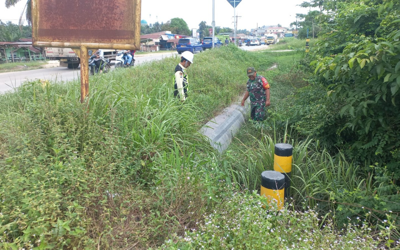 Koramil 02 Rutin Patroli Bersama Security Pertamina