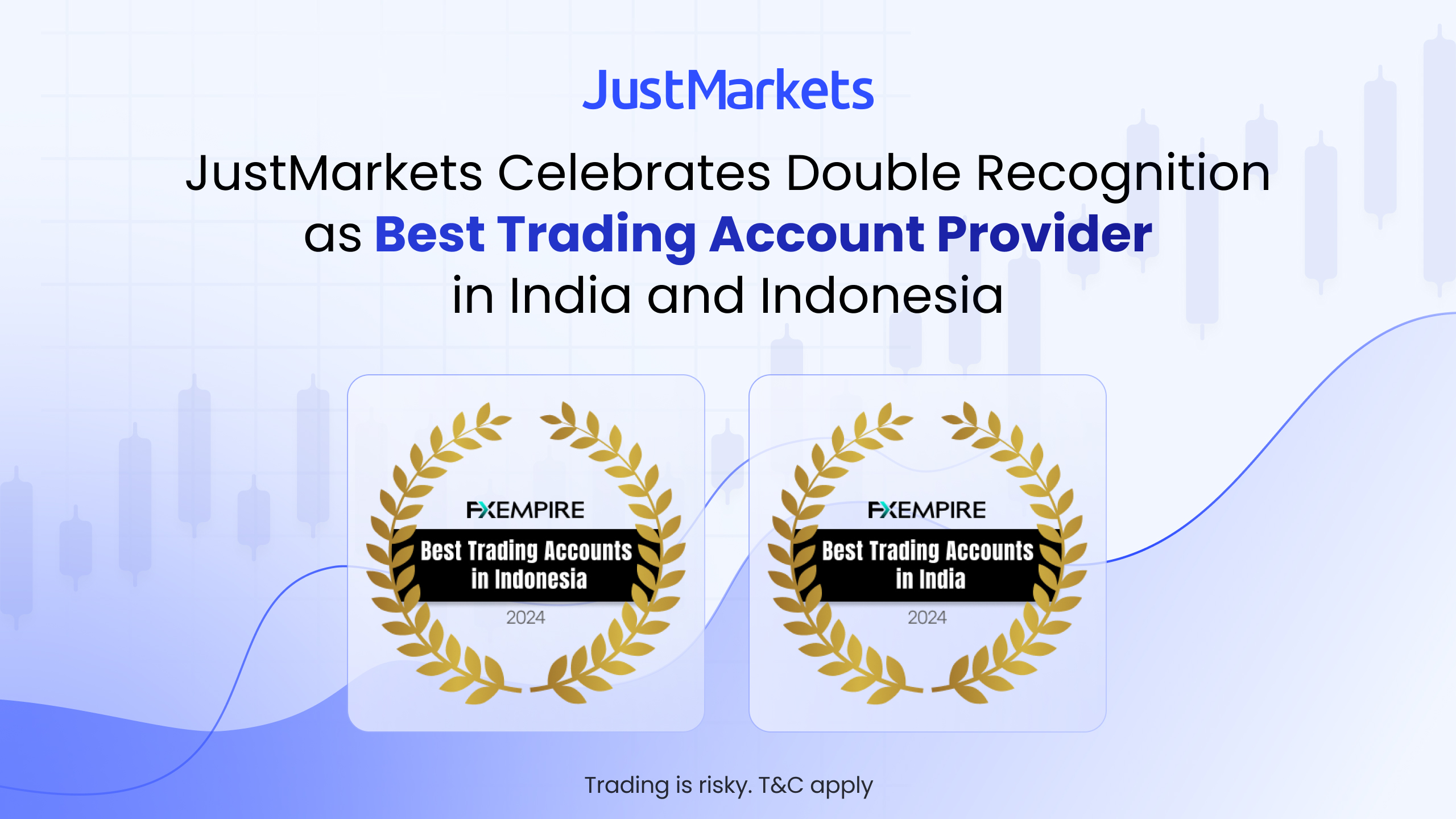 JustMarkets Celebrates Double Recognition as Best Trading Account Provider in India and Indonesia