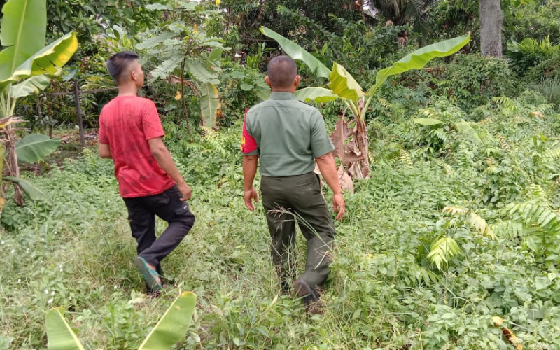 Ini yang Dilakukan Babinsa Koramil 03 Terhadap Pencegahan Karhutla
