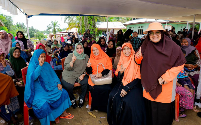 Kampanye di Bathin Solapan, Masyarakat Beri Dukungan Kepada Kasmarni-Bagus