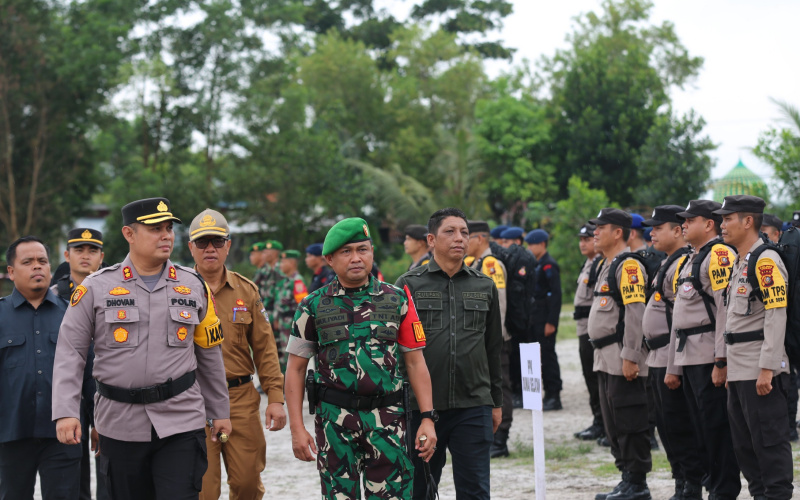 Pgs Dandim Dumai Ikuti Apel Pengamanan Pilkada 2024