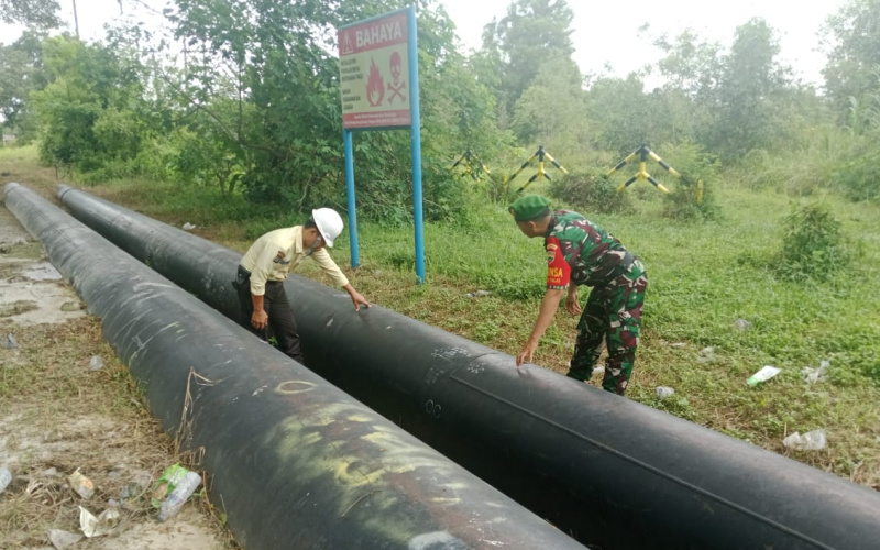 Sertu Samsudin Siregar: Pentingnya Menjaga Keamanan Pipa Minyak
