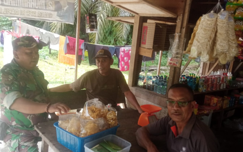 Sosialisasi Koramil 02 Dalam Menjaga Lingkungan dari Karhutla