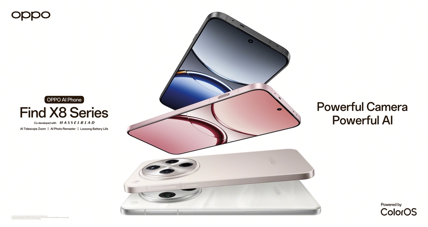 OPPO Find X8 dan Find X8 Pro Diluncurkan Secara Global dengan Kamera Hasselblad Ultra-Grade, Performa Lebih Canggih dan ColorOS 15